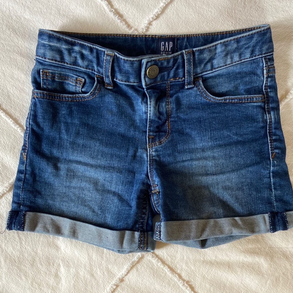 Bundle of GAP and Old Navy Girls Jean Denim & Chambray Shorts Size 8 - Picture 4 of 10